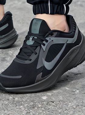Nike耐克鞋子黑色运动鞋冬季新款跑步鞋厚底男鞋健身网面鞋DD0204