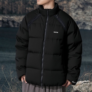 Nike耐克詹姆斯羽绒服冬季新款可拆卸外套男子厚款背心上衣运动服