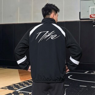 Nike耐克薄绒外套春季新款篮球上衣男子运动夹克美式速干训练服潮