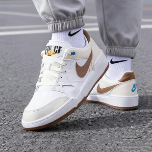 Nike耐克板鞋男鞋秋冬小白鞋皮面运动鞋休闲鞋轻便耐磨时尚鞋子