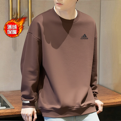 正品假一赔十加绒卫衣男冬运动服