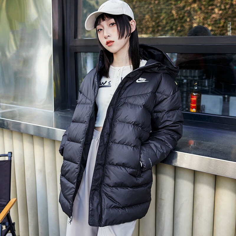 耐克官方正品保暖羽绒服长款防风