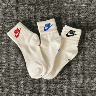 Nike耐克袜子男袜针织中筒袜女袜潮流短袜新款休闲袜薄款运动棉袜