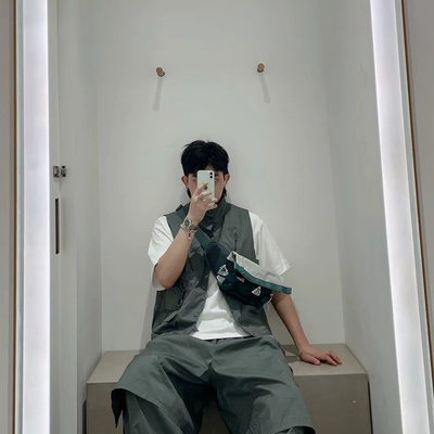 耐克官网正品男女户外收纳运动机能风骑行跑步单肩斜挎腰包DV4051