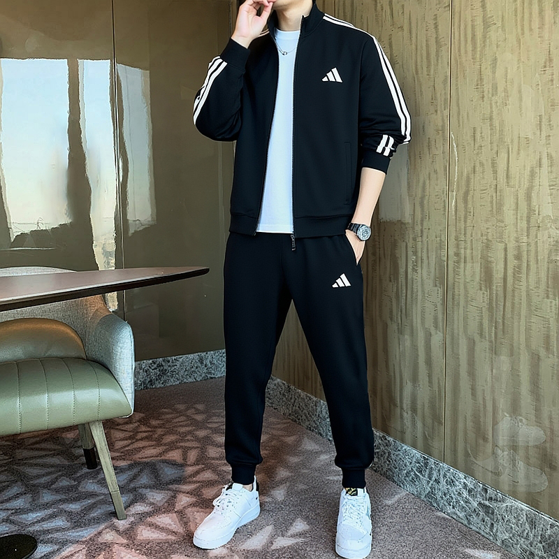 正品假一赔十套装男秋外套运动服