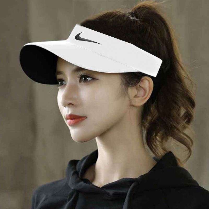 Nike耐克男女帽夏季新款网球帽户外遮阳帽女无顶帽鸭舌男士空顶帽-封面