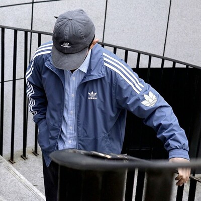 假一赔十阿迪达斯三叶草外套男春