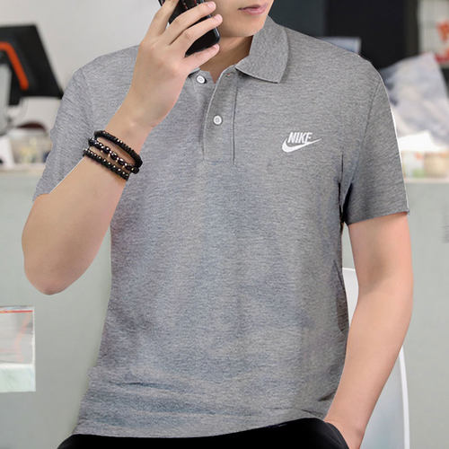 耐克纯棉商务POLO衫翻领短袖T恤