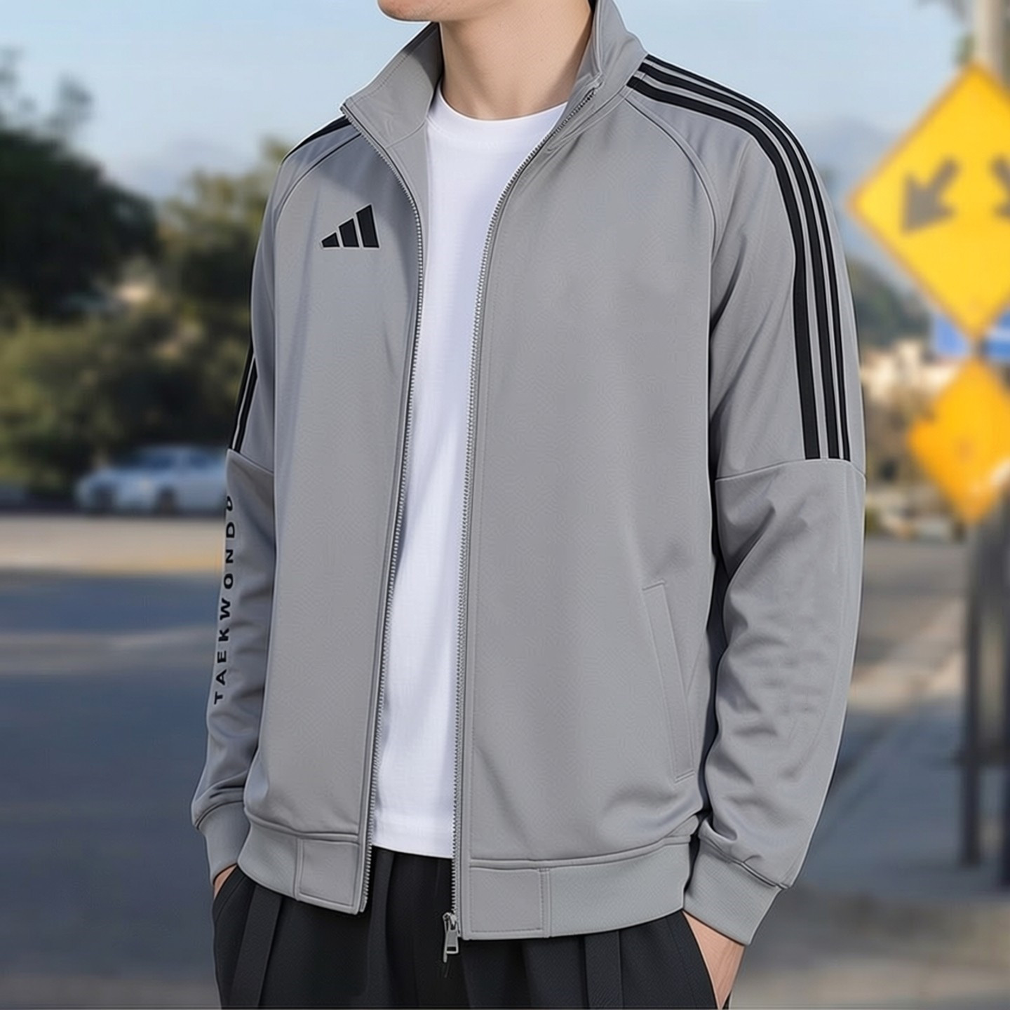 阿迪达斯立领外套男开衫通勤针织运动上衣休闲立领男士拉链夹克,运动服/休闲服装,运动茄克/外套,淘宝优惠券,粉丝福利购,淘宝优惠卷