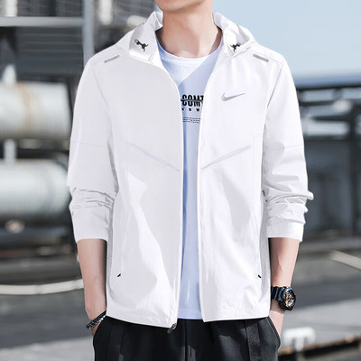 耐克户外防晒衣男连帽薄款运动服