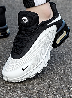 Nike耐克鞋子春季新款运动鞋AIR MAX气垫男鞋厚底跑步鞋健身网鞋