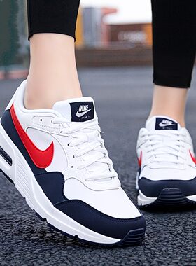 NIKE耐克女鞋夏季新款AIR MAX气垫缓震透气跑步鞋低帮厚底运动鞋