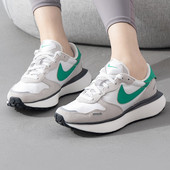 厚底华夫鞋 Nike耐克正品 子 轻便女鞋 户外登山休闲鞋 复古运动鞋 新款