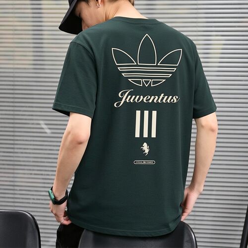 阿迪达斯三叶草短袖男夏季大logo复古休闲宽松透气休闲半袖上衣