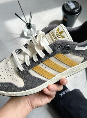 阿迪达斯三叶草男鞋新款复古低帮篮球CENTENNIAL RM休闲鞋男板鞋