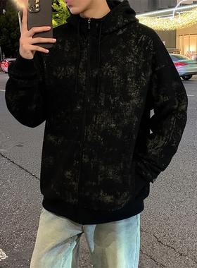 Nike耐克厚款外套冬季新款男子加绒上衣针织运动服连帽夹克IF2866