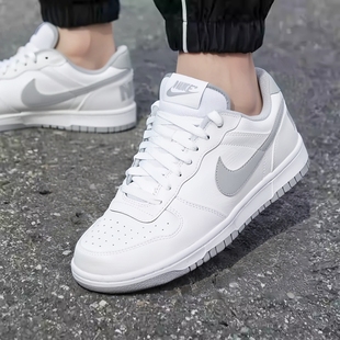NIKE耐克板鞋男鞋新款COURT低帮运动鞋灰白色空军一号简版休闲鞋