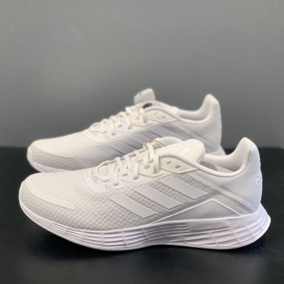 阿迪达斯男鞋正品夏季新款网面透气运动鞋缓震耐磨跑步鞋白色跑鞋