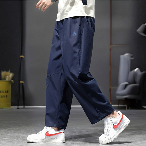 正品假一赔十直筒裤男春休闲长裤