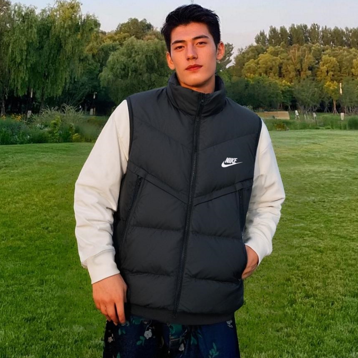 Nike耐克正品防风羽绒马甲户外保暖运动背心防水外套冬季新款男装