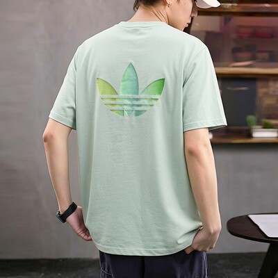 正品假一赔十三叶草短袖男t恤棉