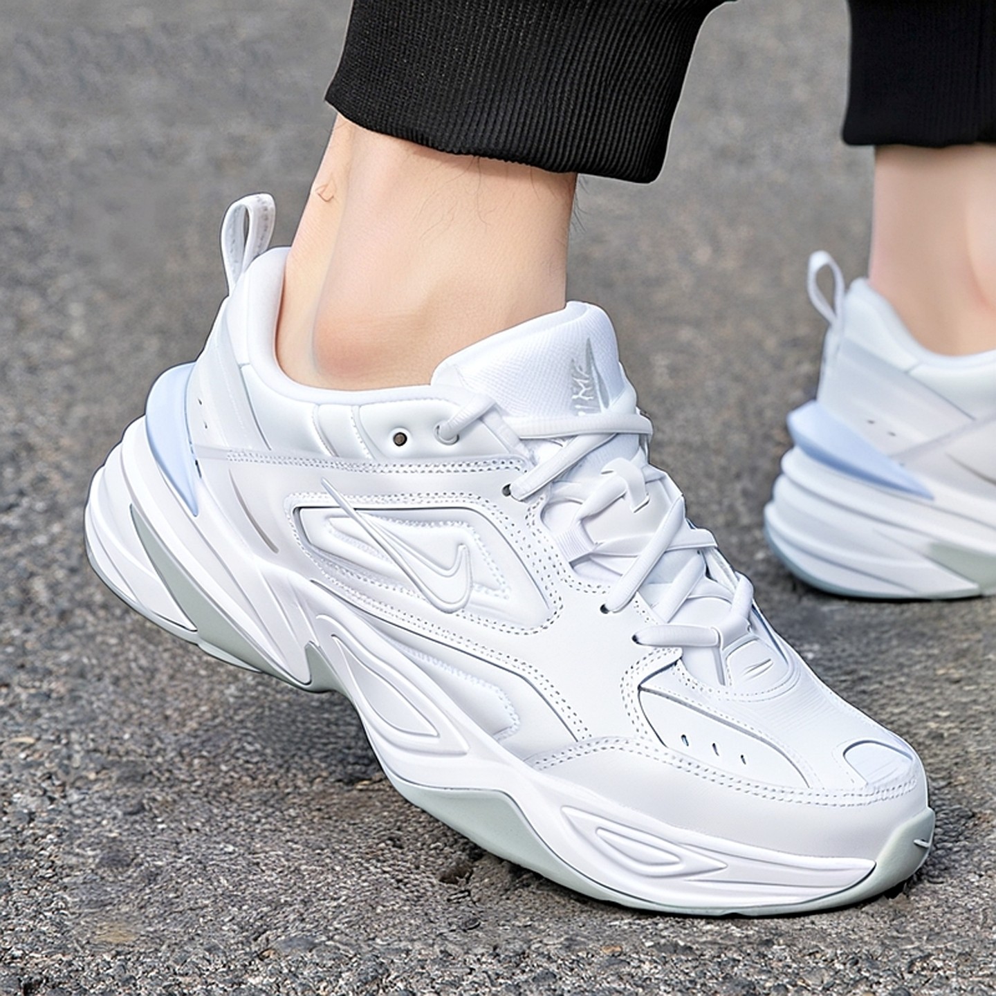 Nike耐克男鞋新款运动小白鞋M2K老爹鞋耐磨复古休闲鞋缓震跑步鞋