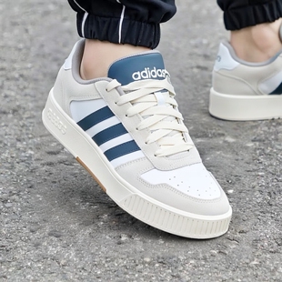 阿迪达斯板鞋男款秋季新款低帮时尚潮流低帮运动休闲鞋小白鞋男鞋