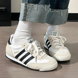 阿迪达斯阿甘鞋女鞋新款薄底低帮复古韩版休闲鞋德训板鞋女IH1321