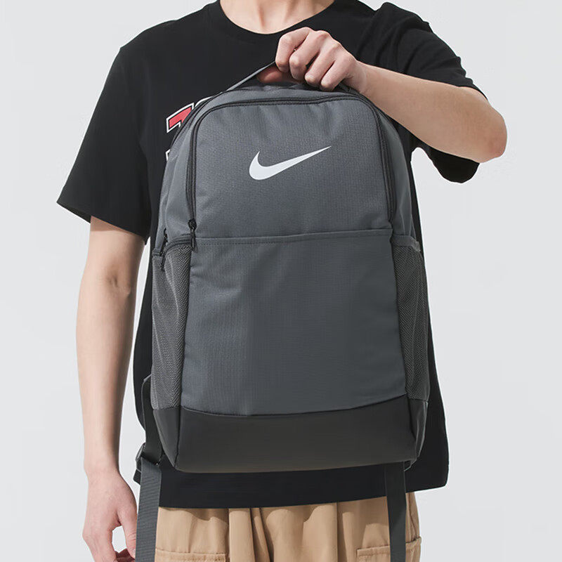 学生书包耐克正品男女包大容量户外旅行包休闲训练双肩背包DH7709