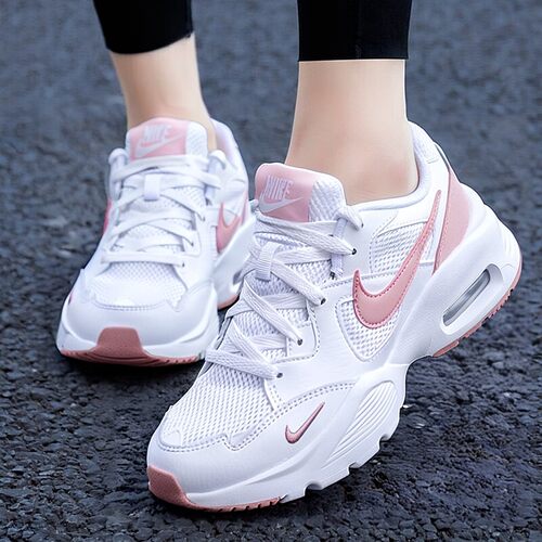 NIKE耐克Air Max女子气垫跑鞋复古厚底运动跑步鞋休闲粉色老爹鞋