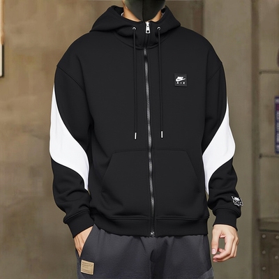 耐克官方正品加绒连帽外套男上衣