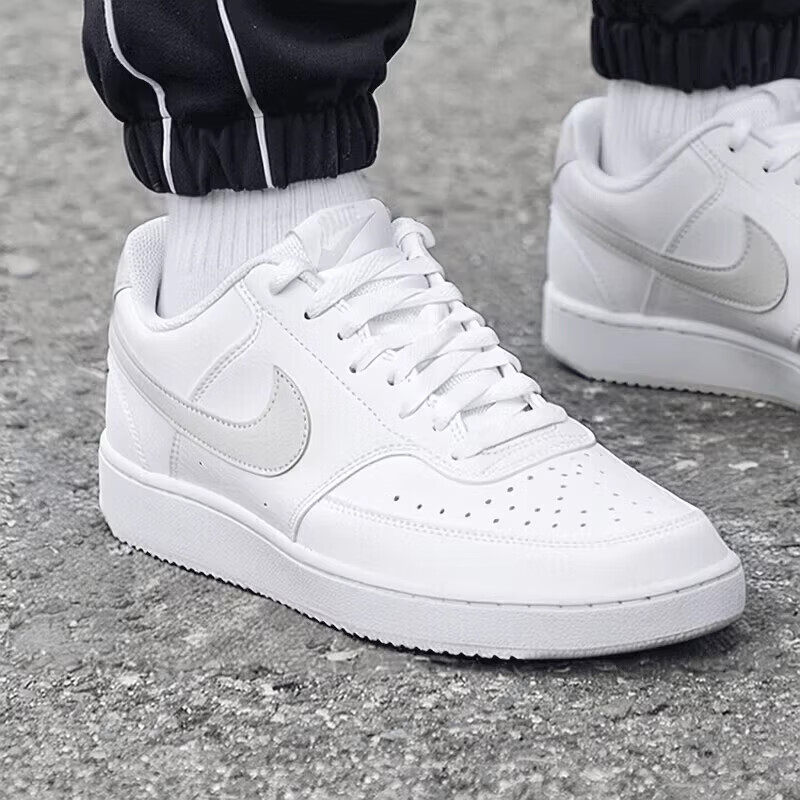 NIKE耐克小白鞋休闲男鞋2025秋季新款运动鞋皮面百搭耐磨低帮板鞋