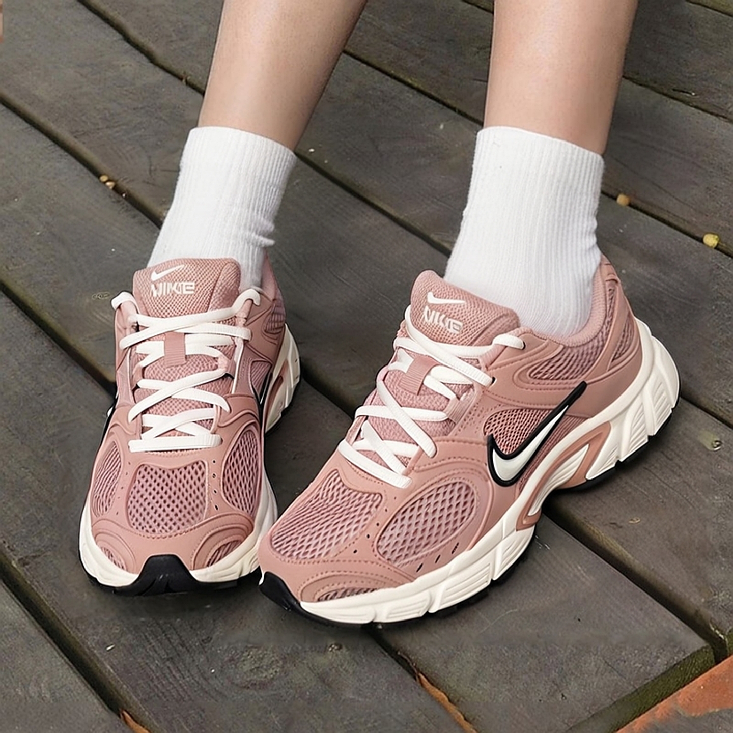 粉色老爹鞋耐克女鞋M2K跑步鞋训练缓震耐磨网面鞋2026新款运动鞋