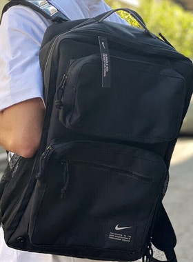 Nike耐克运动包男包女包新款AIR MAX气垫肩带减震生书包双肩背包