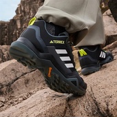 男鞋 户外TERREX 冬季 阿迪达斯徒步鞋 新款 正品 AX3登山耐磨越野鞋