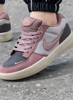 Nike耐克鞋子正品男鞋冬季新款运动鞋SB FORCE低帮板鞋轻便旅游鞋