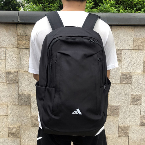 Adidas学生背包男女包冬季新款大容量初高中书包运动双肩包JN9622