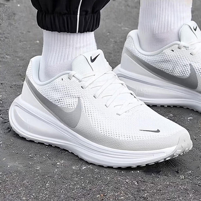 Nike耐克鞋子白色透气跑步鞋厚底男鞋缓震运动鞋健身训练鞋HJ9198