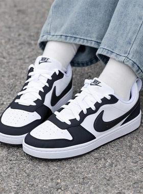 NIKE耐克COURT女鞋BOROUGH低帮简版空军一号女生运动休闲板鞋