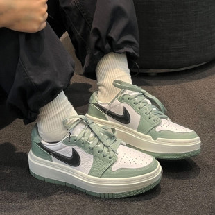 Jordan厚底增高板鞋Nike耐克鞋子AJ1正品运动鞋冬新款女鞋休闲鞋