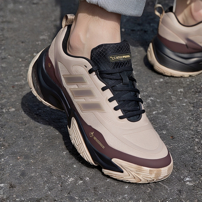 正品假一赔十男鞋冬拒水跑步鞋