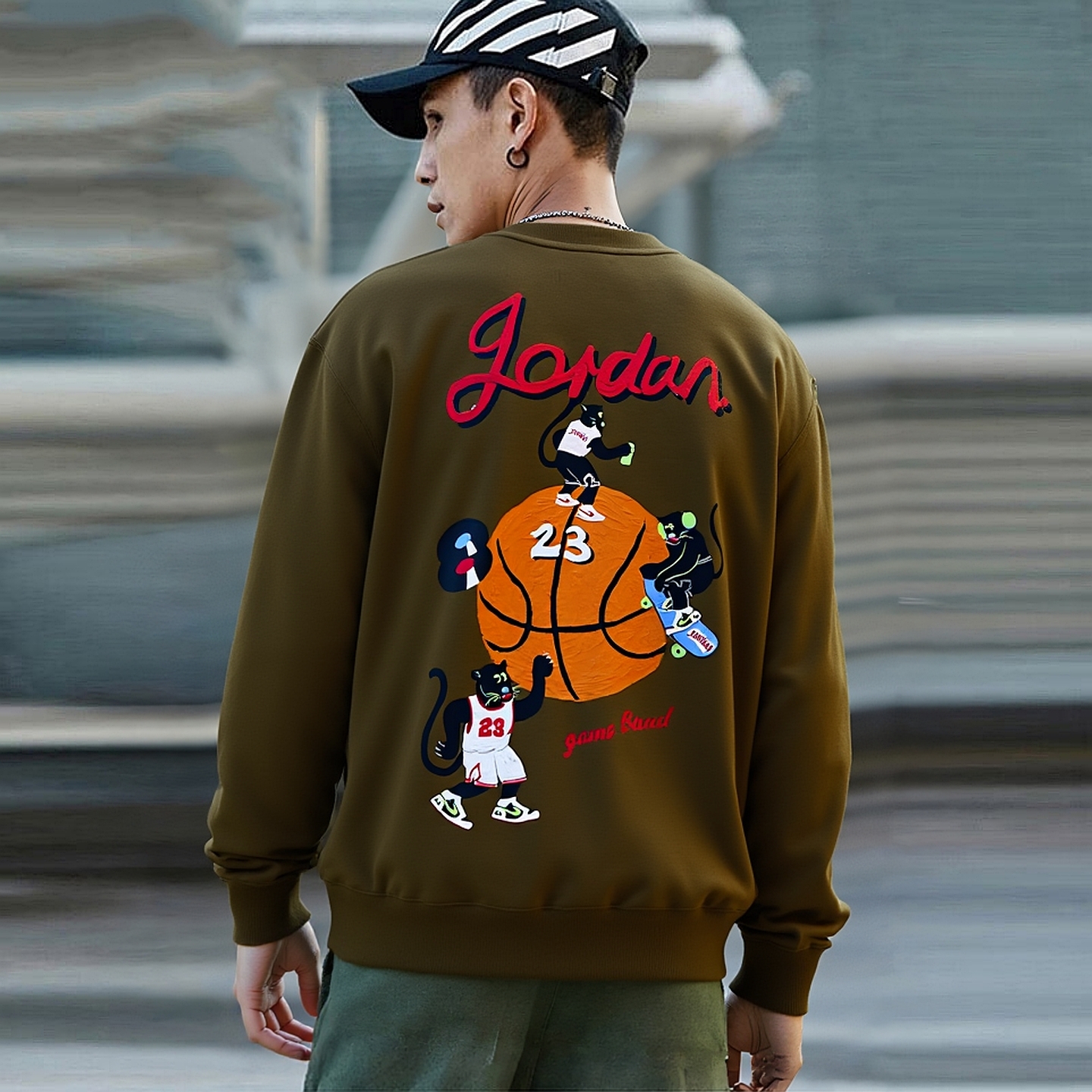 乔丹官方正品男子篮球卫衣运动装