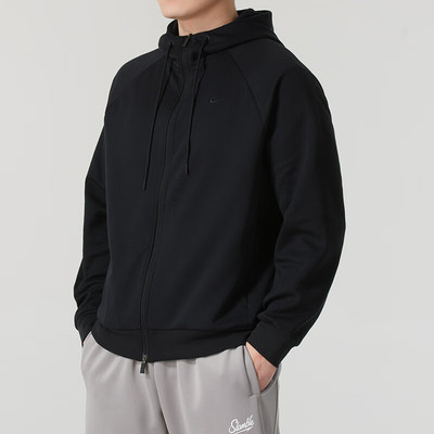 耐克黑色连帽运动外套夹克