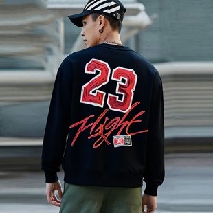 Jordan乔丹正品篮球卫衣男子AJ运动上衣新款套头衫针织休闲装外套