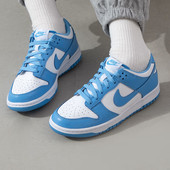 NIKE耐克女鞋 蓝白色dunk透气防滑运动轻便休闲鞋 低帮篮球板鞋 新款