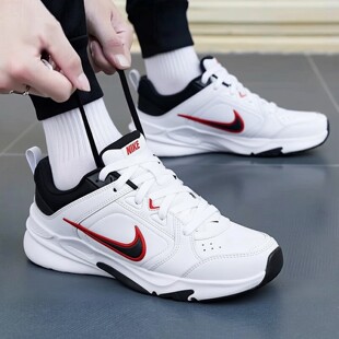 Nike耐克鞋子DEFYALLDAY老爹鞋新款白色运动鞋潮流休闲鞋皮面男鞋