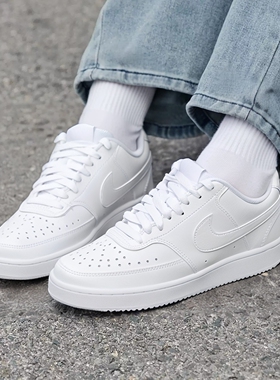 Nike耐克鞋子正品低帮运动鞋简版空军一号女鞋秋季新款休闲旅游鞋
