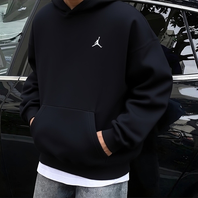 乔丹官方正品AJ篮球卫衣加绒外套