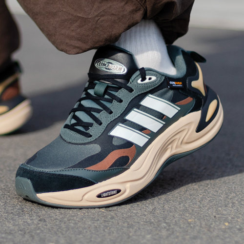 阿迪达斯男鞋冬季新款跑步鞋缓震老爹鞋保暖加绒复古运动鞋IH0476