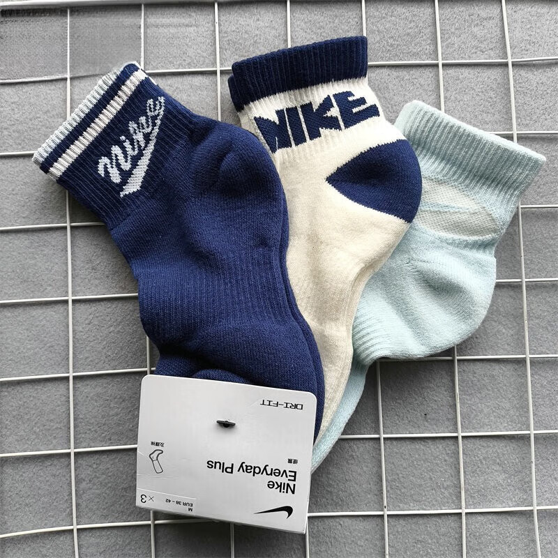 耐克官方正品厚底中筒袜男女短袜